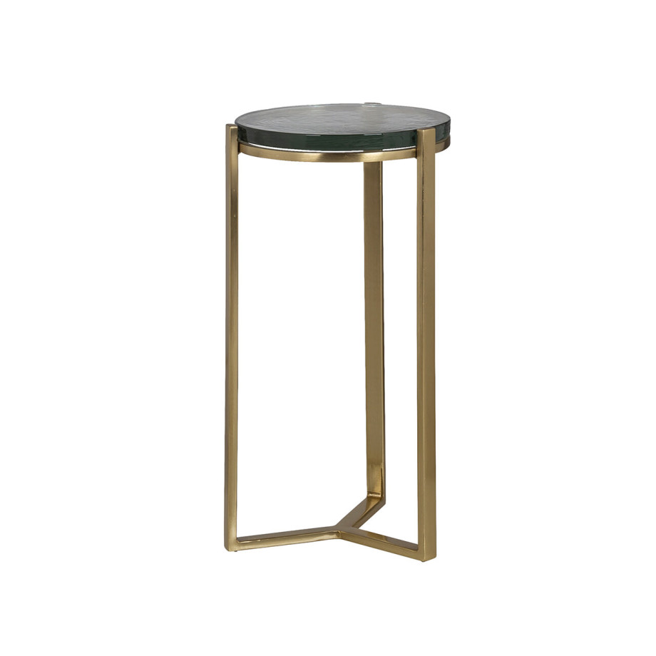 Richmond Ronde Bijzettafel 'Aubrey' 29cm, kleur Goud afbeelding 1