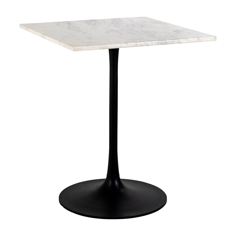 Richmond Bistrotafel 'Carlten' Marmer, 65 x 65cm, kleur Wit afbeelding 1