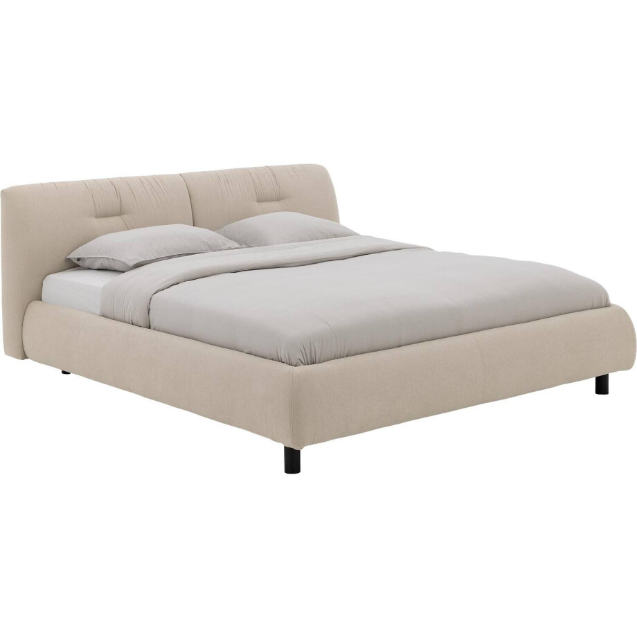 Goossens Gestoffeerd Bedframe Taranto, 180 x 200 cm Goossens Gestoffeerd Bedframe Taranto, 180 x 200 cm afbeelding 1