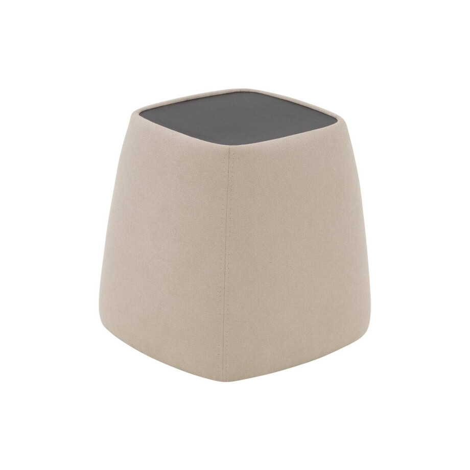Goossens Nachtkastje Taranto, Taps 45 cm b x 43 cm h x 45 cm d met inlegblad hout afbeelding 1
