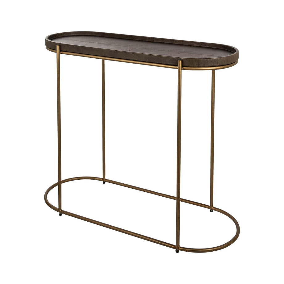Richmond Sidetable 'Zillon' Leder, 97cm afbeelding 1