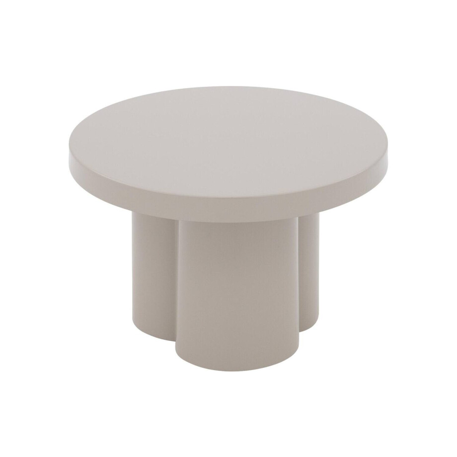 Goossens Bijzettafel Nia, metaal wit,, 57 x 36 x 57 cm afbeelding 1