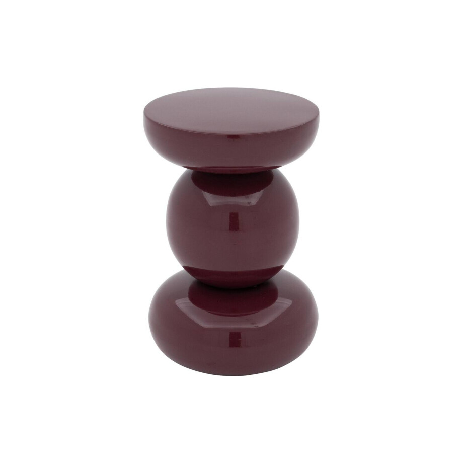 Goossens Bijzettafel Maroon, metaal bruin,, 33 x 50 x 33 cm afbeelding 1