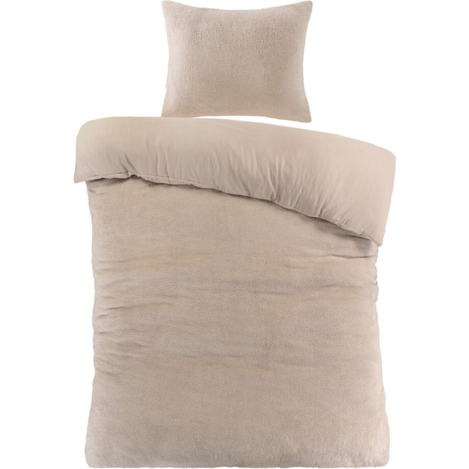 Papillon Dorit - Dekbedovertrek - Eenpersoons - 140x200/220 cm - Zand afbeelding 1