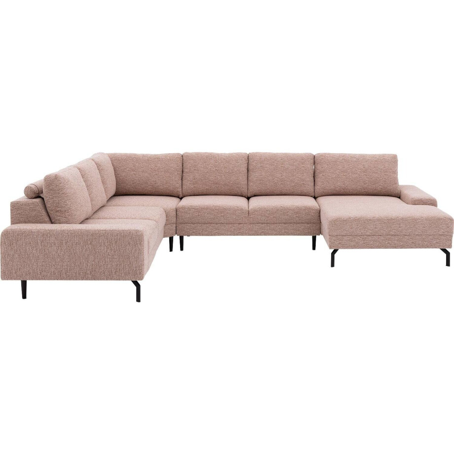 Goossens Bank Valdena roze, stof, 3-zits, afbeelding 1