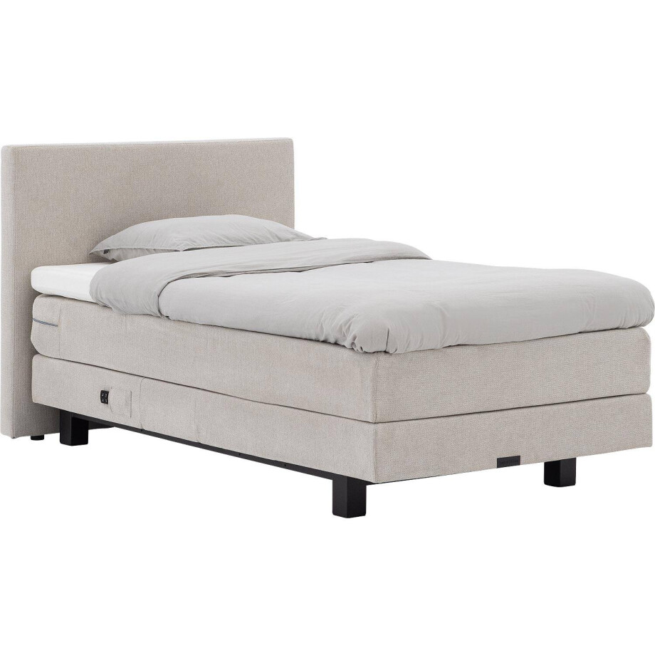 Goossens Boxspring Compleet Flex Dream 120, Electr.120 x 200 cm box 1x matras gestoffeerd pocketvering, 1x matrastopper Goossens Boxspring Compleet Flex Dream 120, Electr.120 x 200 cm box 1x matras gestoffeerd pocketvering, 1x matrastopper afbeelding 1