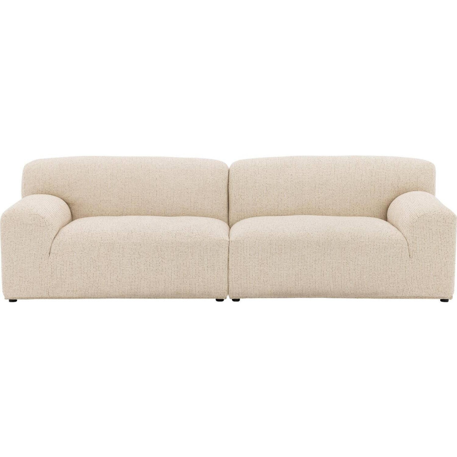 Goossens Excellent Elementenbank Sens beige, stof, 1,5-zits, urban industrieel Goossens Excellent Elementenbank Sens beige, stof, 1,5-zits, urban industrieel afbeelding 1