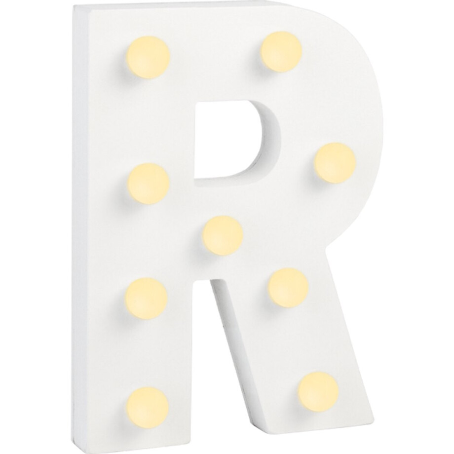 Verlichting | LED Letter | Letter R | Afmeting: 16x11cm Verlichting | LED Letter | Letter R | Afmeting: 16x11cm afbeelding 1