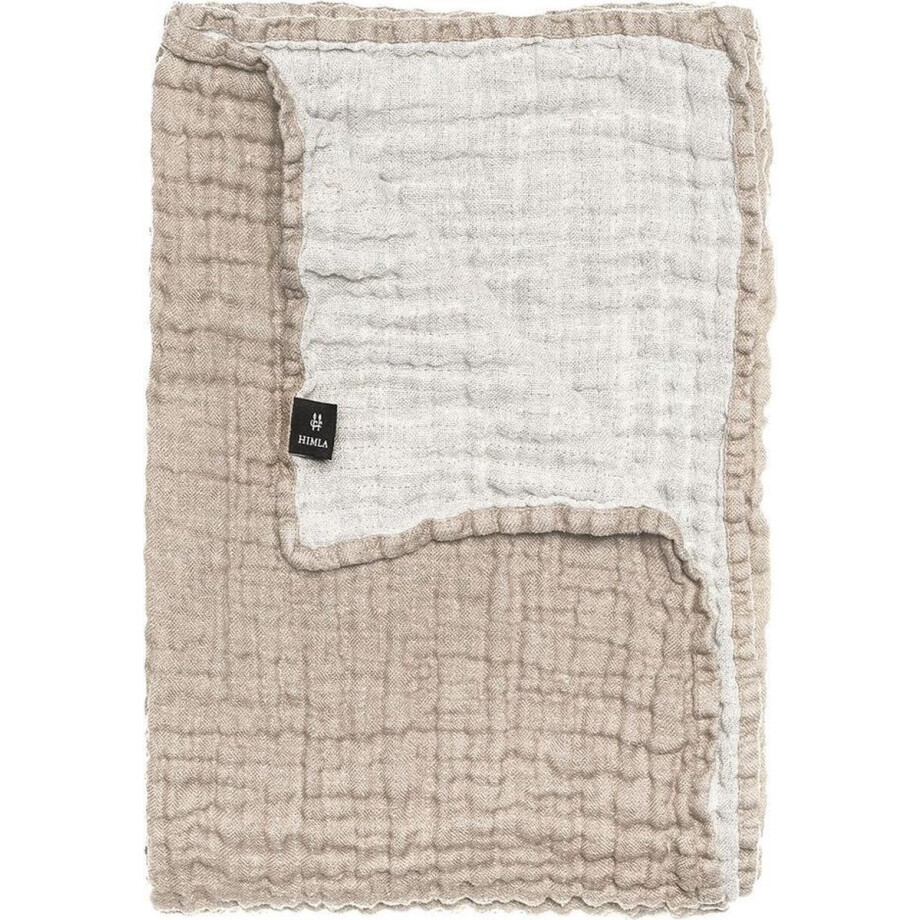 Hannelin sprei naturel/white 160 x 260 cm Hannelin sprei naturel/white 160 x 260 cm afbeelding 1