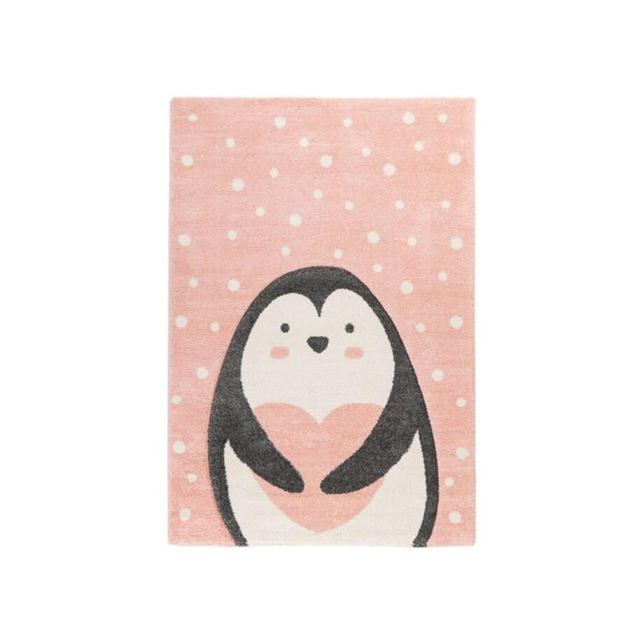 KAYOOM Kinder vloerkleed (Pinguïn roze, 120cm x 170cm) KAYOOM Kinder vloerkleed (Pinguïn roze, 120cm x 170cm) afbeelding 1