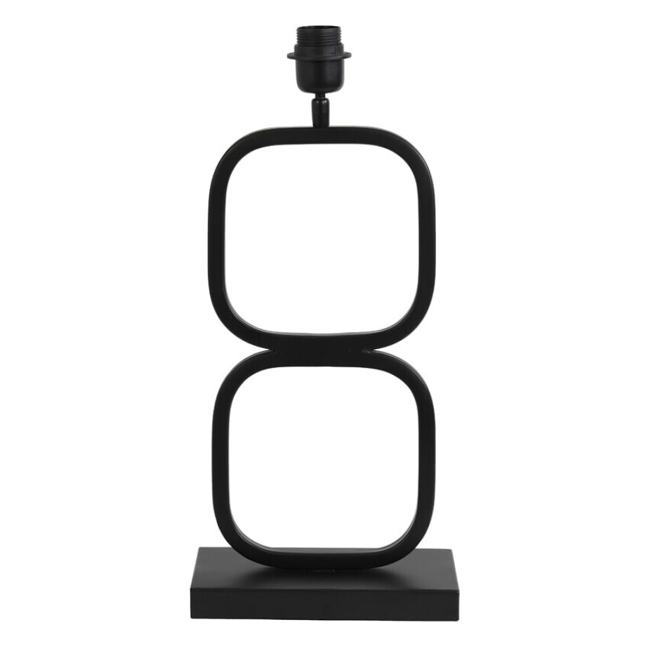 Light & Living Tafellamp 'Lutika' 46cm, kleur Mat Zwart (excl. kap) afbeelding 1