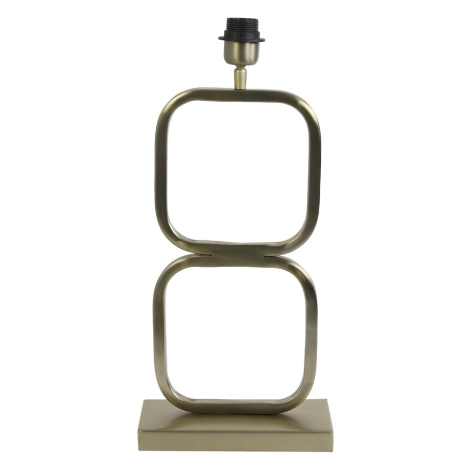 Light & Living Tafellamp 'Lutika' 46cm, kleur Goud (excl. kap) Light & Living Tafellamp 'Lutika' 46cm, kleur Goud (excl. kap) afbeelding 1