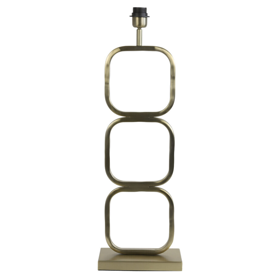 Light & Living Tafellamp 'Lutika' 69cm, kleur Goud (excl. kap) Light & Living Tafellamp 'Lutika' 69cm, kleur Goud (excl. kap) afbeelding 1