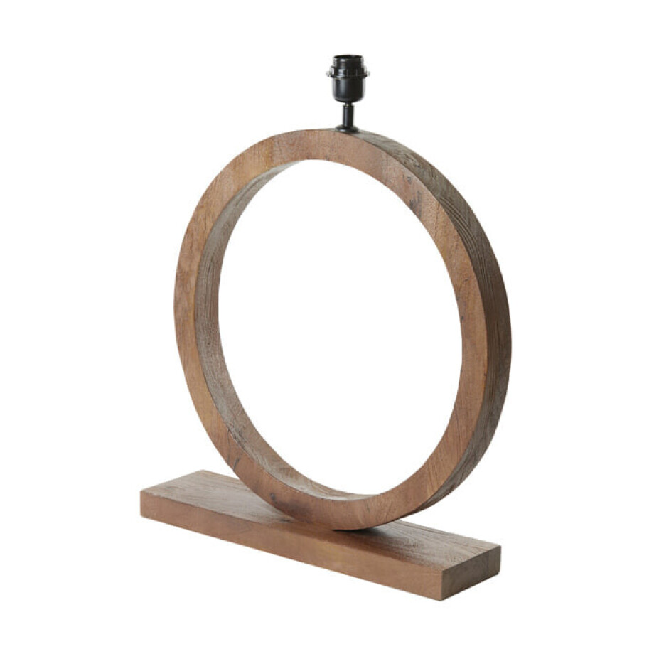 Light & Living Tafellamp 'Tinar' 64cm hoog, kleur Mat Bruin (excl. kap) afbeelding 1