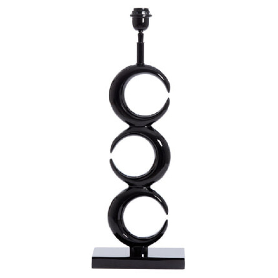 Light & Living Tafellamp 'Maan' 65cm, kleur Zwart (excl. kap) Light & Living Tafellamp 'Maan' 65cm, kleur Zwart (excl. kap) afbeelding