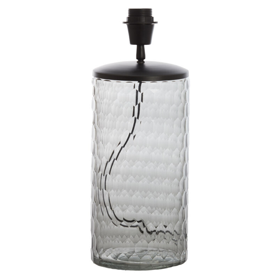 Light & Living Tafellamp 'Daiwey' Glas, 42cm (excl. kap) afbeelding 