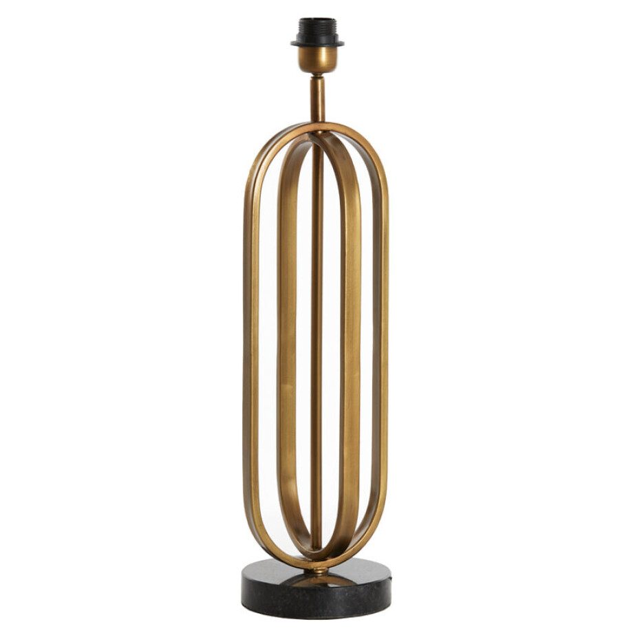 Light & Living Tafellamp 'Aster' 55cm hoog, kleur Antiek Brons (excl. kap) afbeelding 1