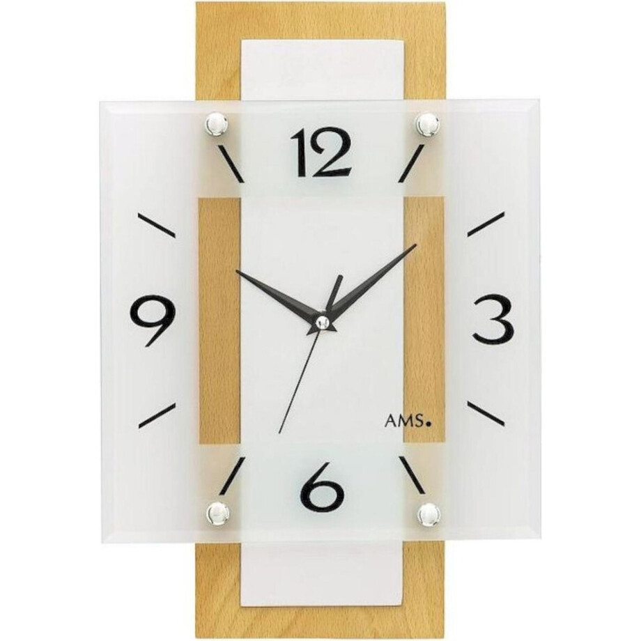 Wandklok radiogestuurd AMS - 5507 afbeelding 1