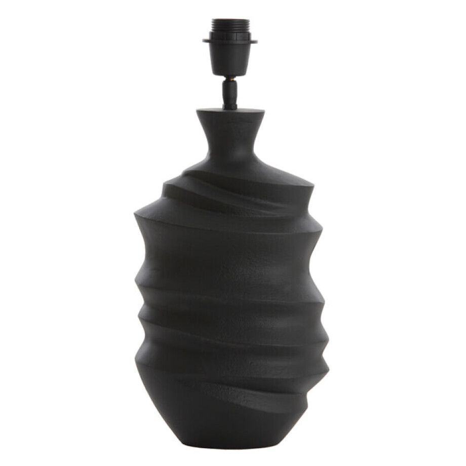 Light & Living Tafellamp 'Sharon' 41cm, kleur Mat Zwart (excl. kap) afbeelding 1