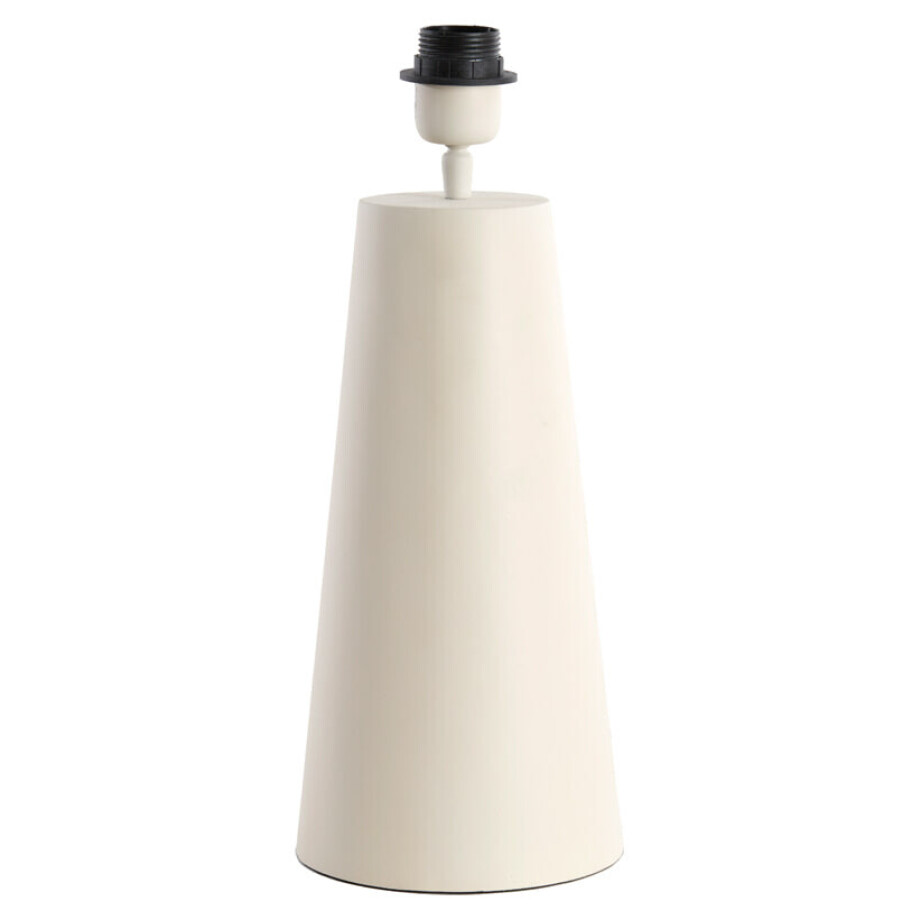 Light & Living Tafellamp 'Yelos' 35cm, kleur Mat Crème (excl. kap) afbeelding 1