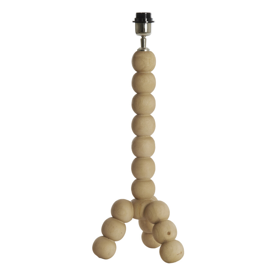 Light & Living Tafellamp 'Veglio' Mangohout, kleur Naturel (excl. kap) afbeelding 1