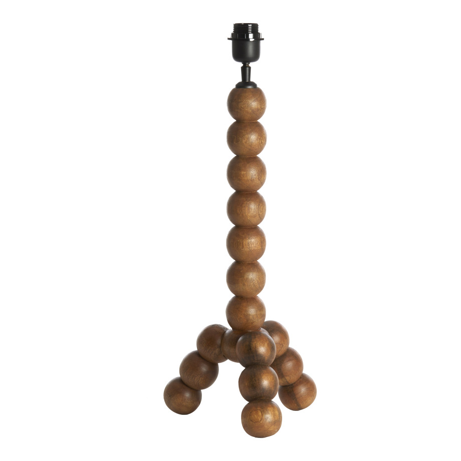 Light & Living Tafellamp 'Veglio' Mangohout, kleur Bruin (excl. kap) Light & Living Tafellamp 'Veglio' Mangohout, kleur Bruin (excl. kap) afbeelding 1