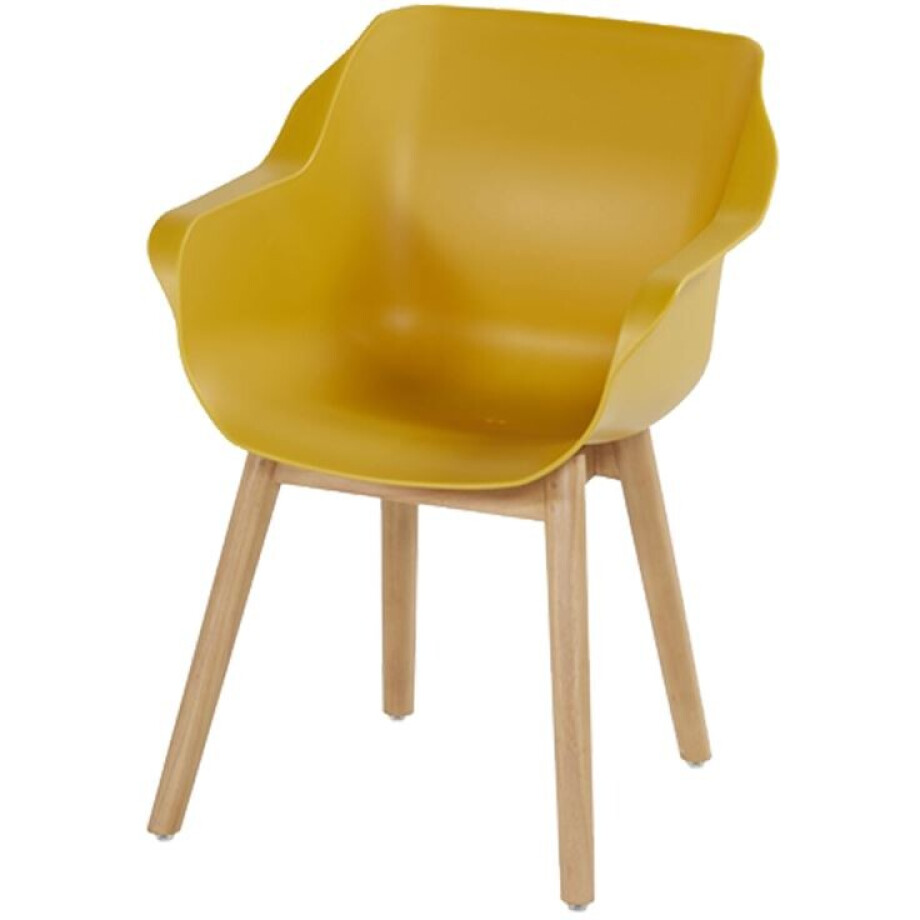 Hartman Armstoel Sophie Studio Teak Curry afbeelding 1