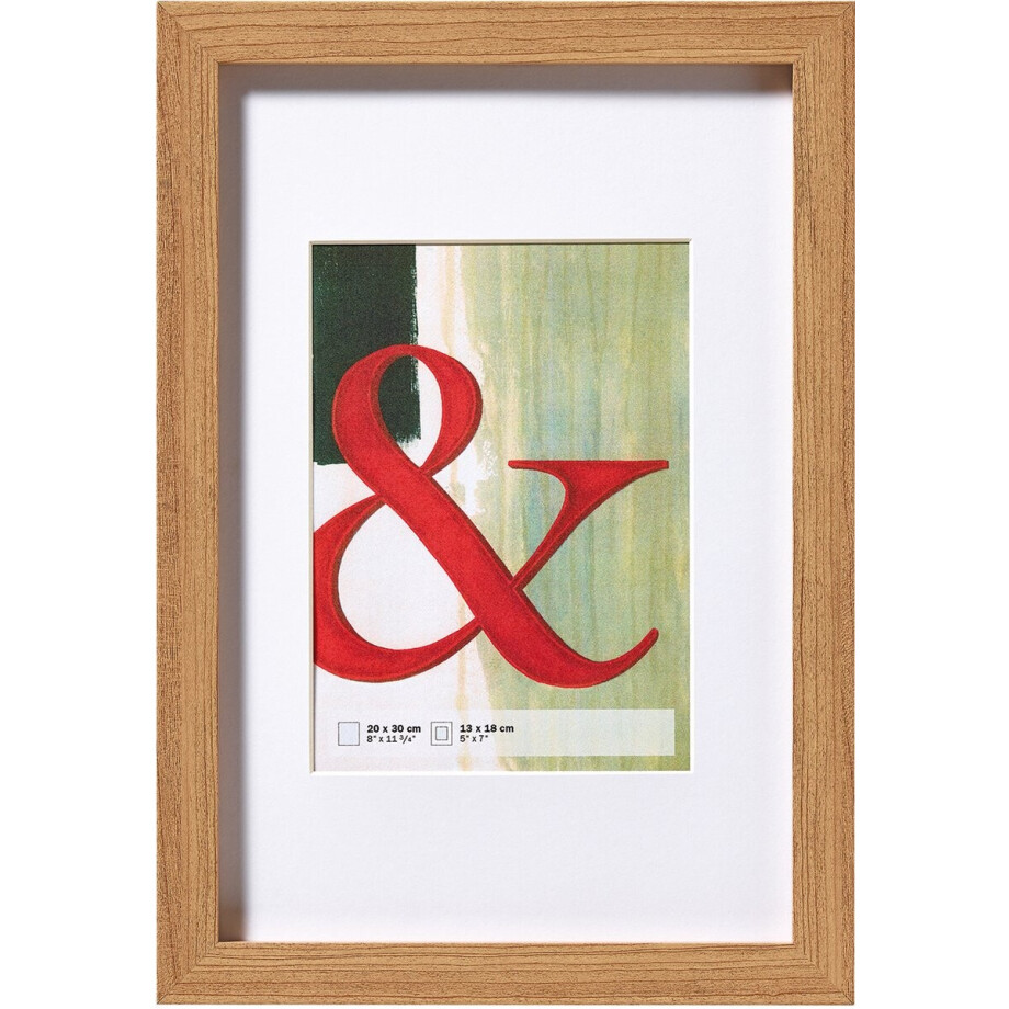 Walther Stockholm - MDF Houten lijst- Fotoformaat 15x20 cm - Beuken afbeelding 1