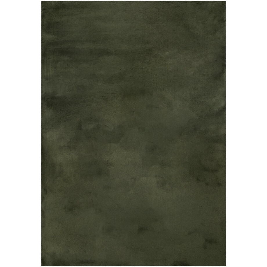 Wecon home Basics - Anna - Hoogpolig vloerkleed - 160x230 cm - Olijfgroen - afbeelding 1