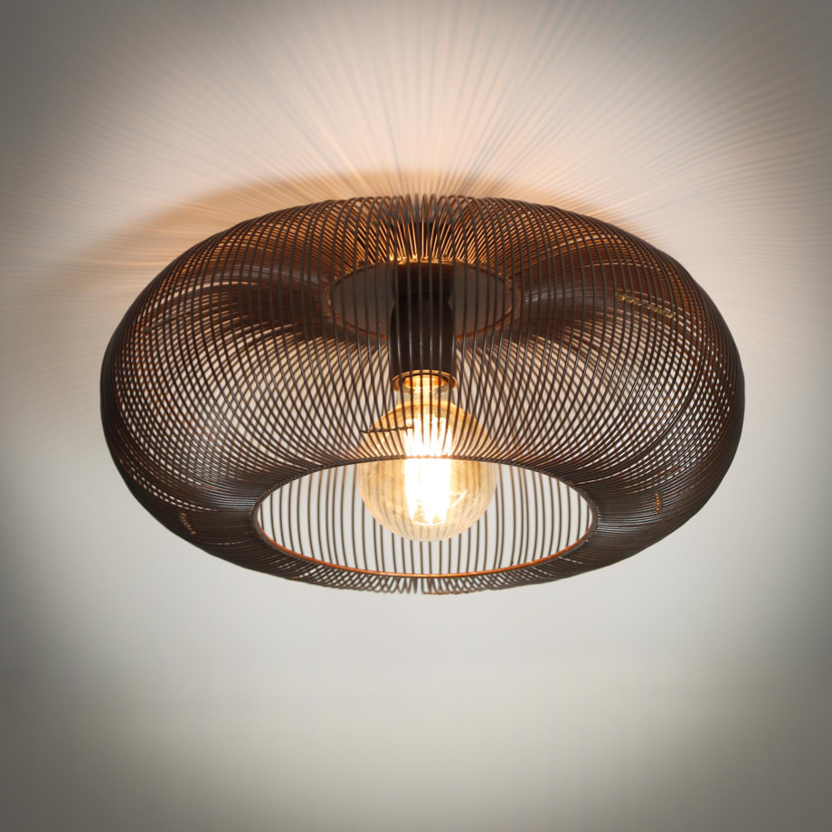 Plafondlamp 'Mallory' Metaal, Ø43cm afbeelding 1