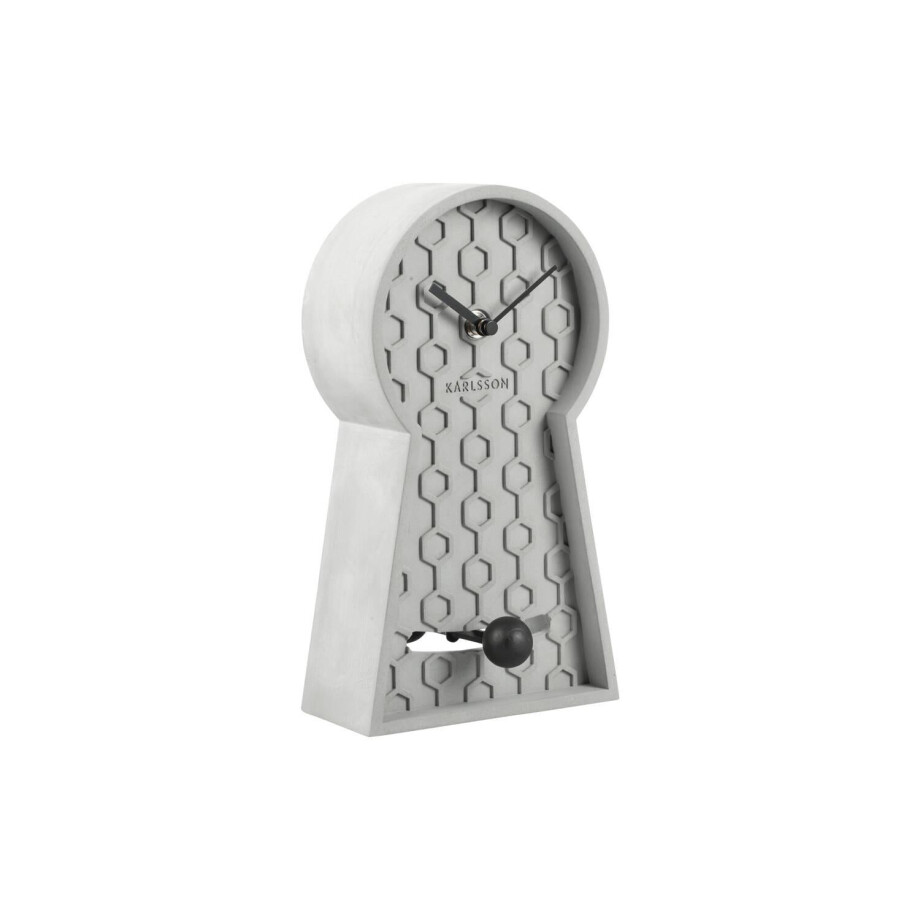 Tafelklok Honeycomb met pendulum | KARLSSON afbeelding 1