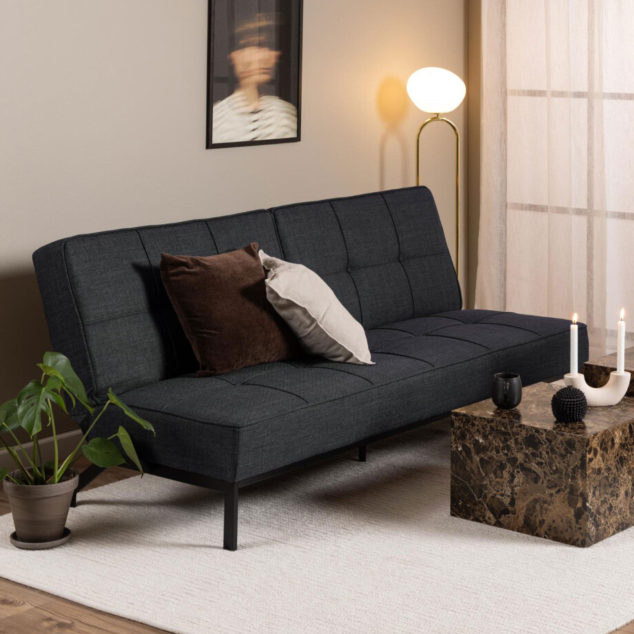 Bendt Slaapbank 'Maja' kleur Donkergrijs Bendt Slaapbank 'Maja' kleur Donkergrijs afbeelding 1