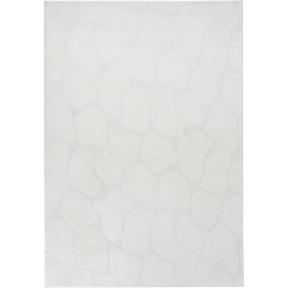 KAWI - Vloerkleed - Gebroken wit - 160 x 230 cm - Polyester KAWI - Vloerkleed - Gebroken wit - 160 x 230 cm - Polyester afbeelding 1