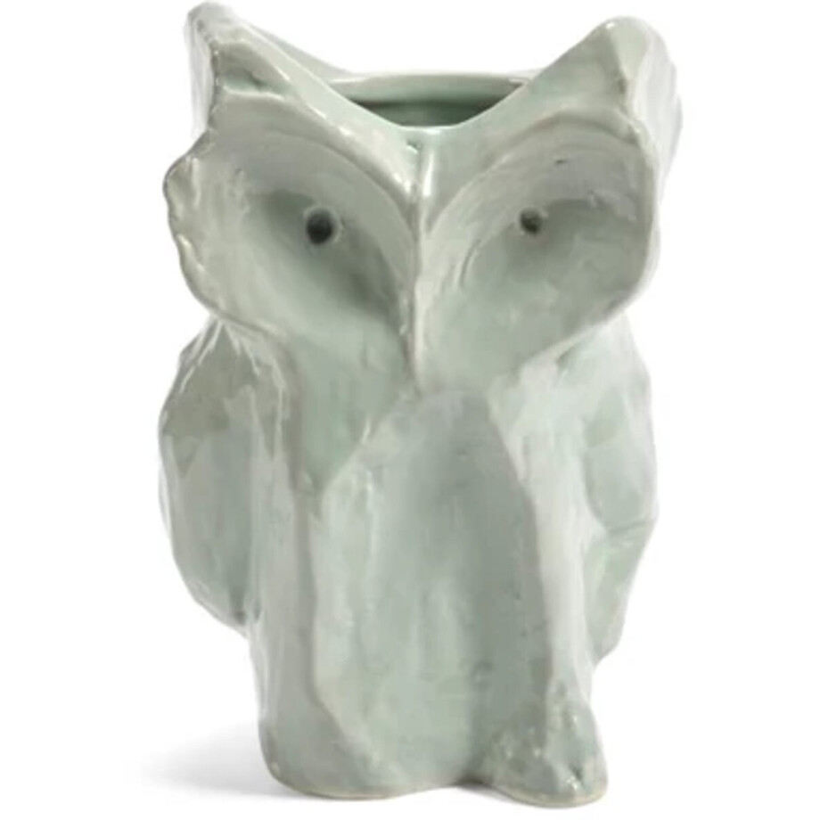 Serax Marni After Midnight uil vaasje 9x8cm H12cm lichtblauw afbeelding 1