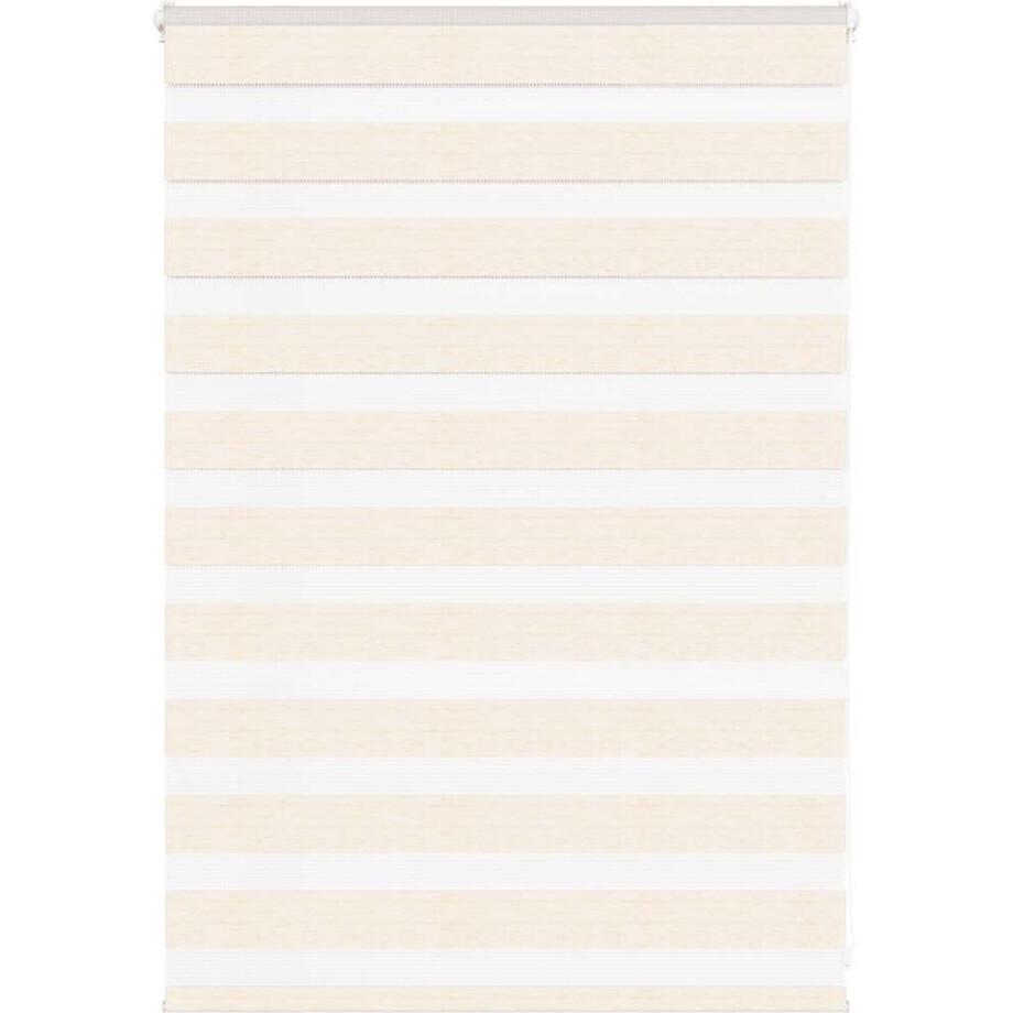 vidaXL - Zebra - rolgordijn - 110x100 - cm - stofbreedte - 105,9 - cm - marmerbeige afbeelding 1