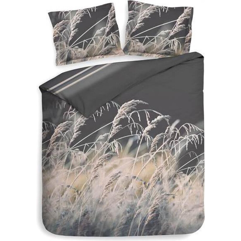 Heckett & Lane Brody - Dekbedovertrek - Lits-jumeaux - 240x200/220 cm - Slate Grey afbeelding 1