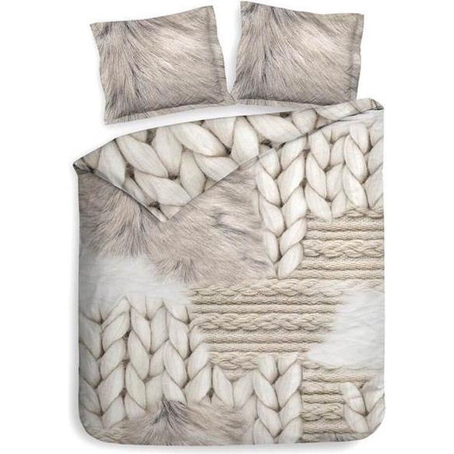 Heckett & Lane Bodet - Dekbedovertrek - Lits-jumeaux - 260x200/220 cm - Cream Ivory afbeelding 1