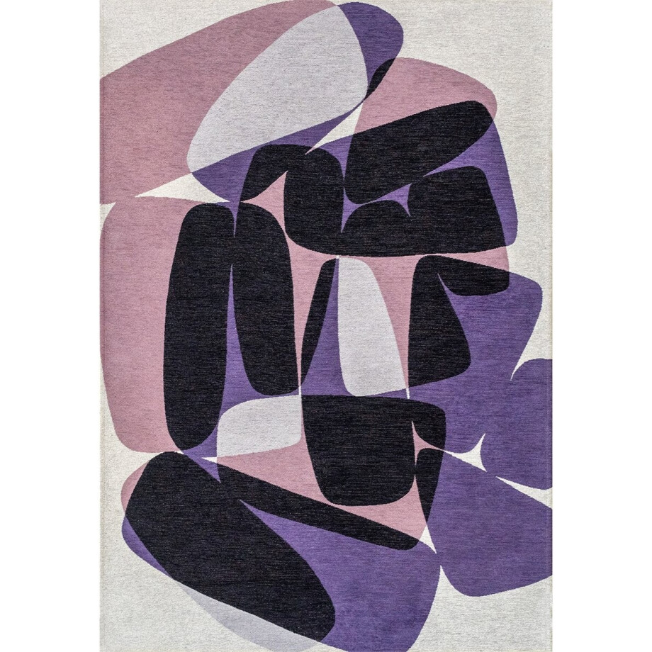 Louis De Poortere vloerkleed Eclipse - paars - 200x280cm afbeelding 1