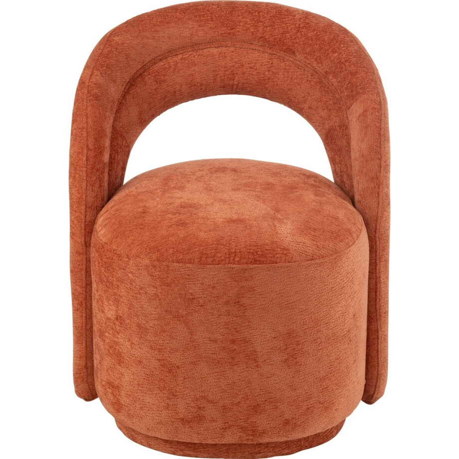 J-Line stoel Accent - textiel - oranje/roest afbeelding 1