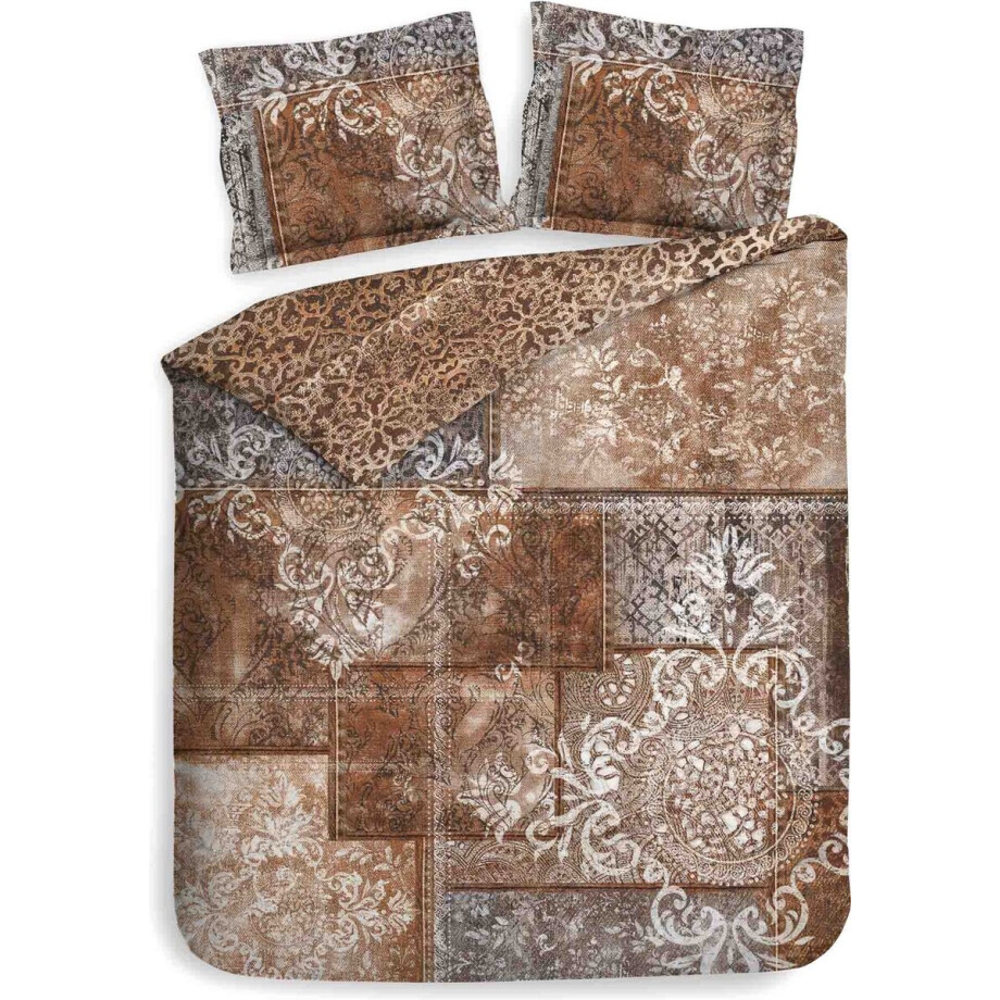 Heckett & Lane Amaro Dekbedovertrek - Lits-jumeaux - 260x200/220 cm - Brick Red Heckett & Lane Amaro Dekbedovertrek - Lits-jumeaux - 260x200/220 cm - Brick Red afbeelding 1