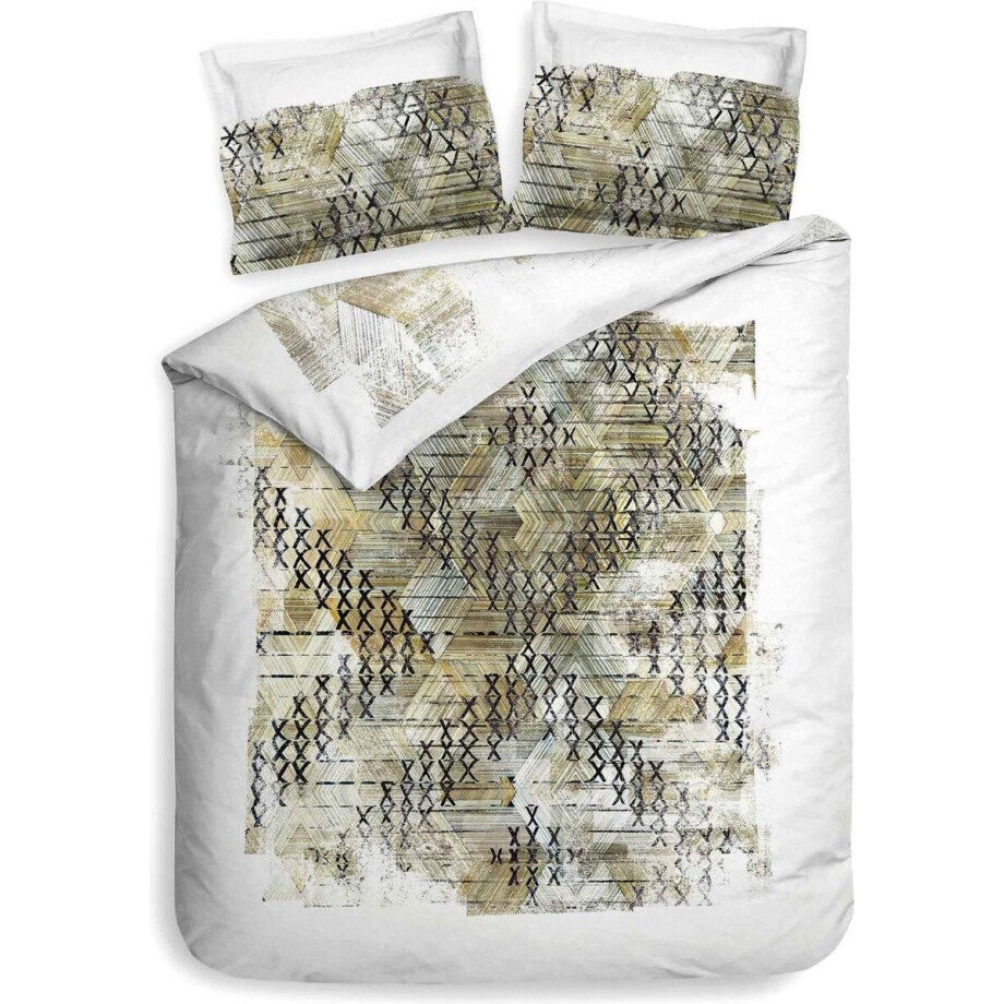 Hoogwaardige Dekbedovertrek Katoen/Satijn Tropez | 140x200/220 | Dubbelzijdig | Elegant En Luxe afbeelding 1