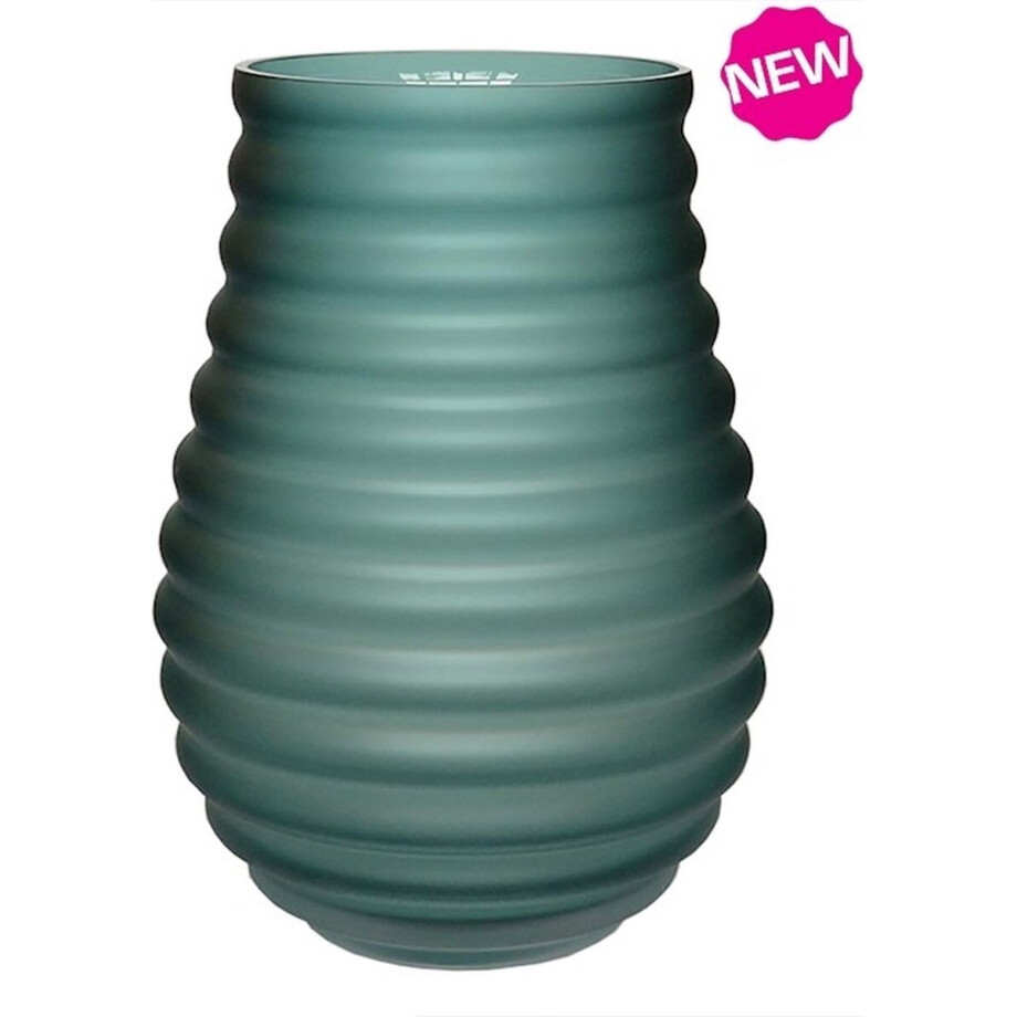 Kotto satin green Ø23,5 x H32 cm Vaas Kotto satin green Ø23,5 x H32 cm Vaas afbeelding 1