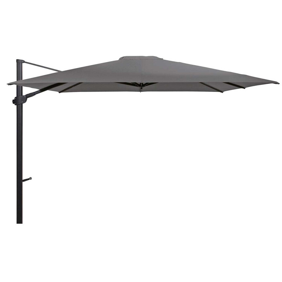 Zweefparasol Siesta 4 Seasons 300x300cm   (charcoal) afbeelding 