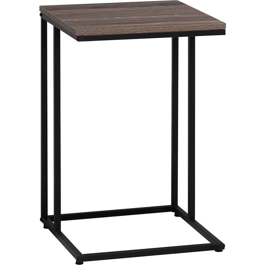 TROY - Bijzettafel - Taupe - Vezelplaat TROY - Bijzettafel - Taupe - Vezelplaat afbeelding 1