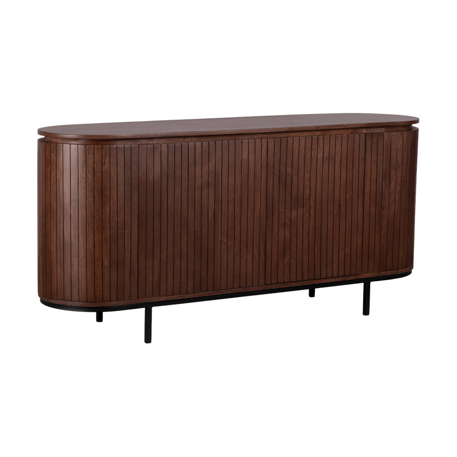 Lewis & Loft TV meubel Louise - FSC®- gecertificeerd mangohout - Bruin Lewis & Loft TV meubel Louise - FSC®- gecertificeerd mangohout - Bruin afbeelding 1