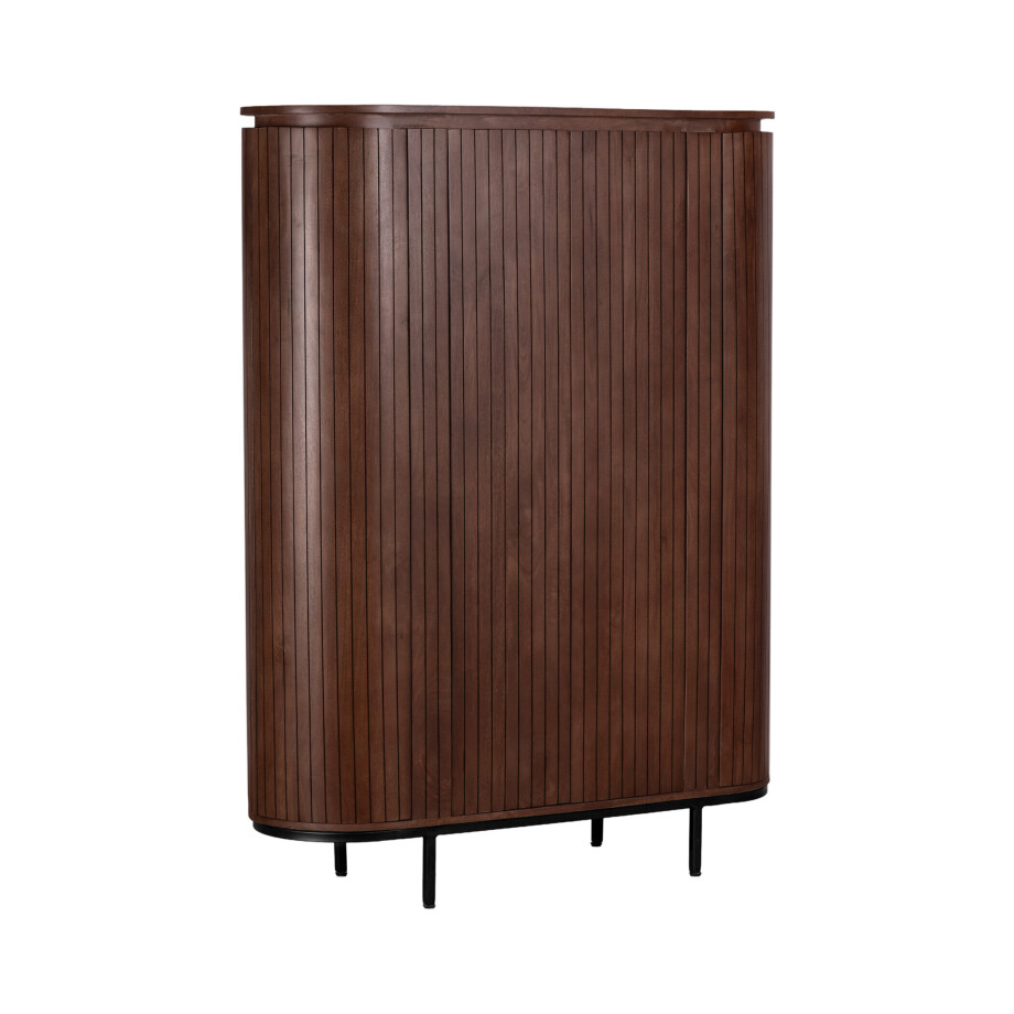 Lewis & Loft Wandkast Louise - FSC®-gecertificeerd mangohout - Bruin afbeelding 1