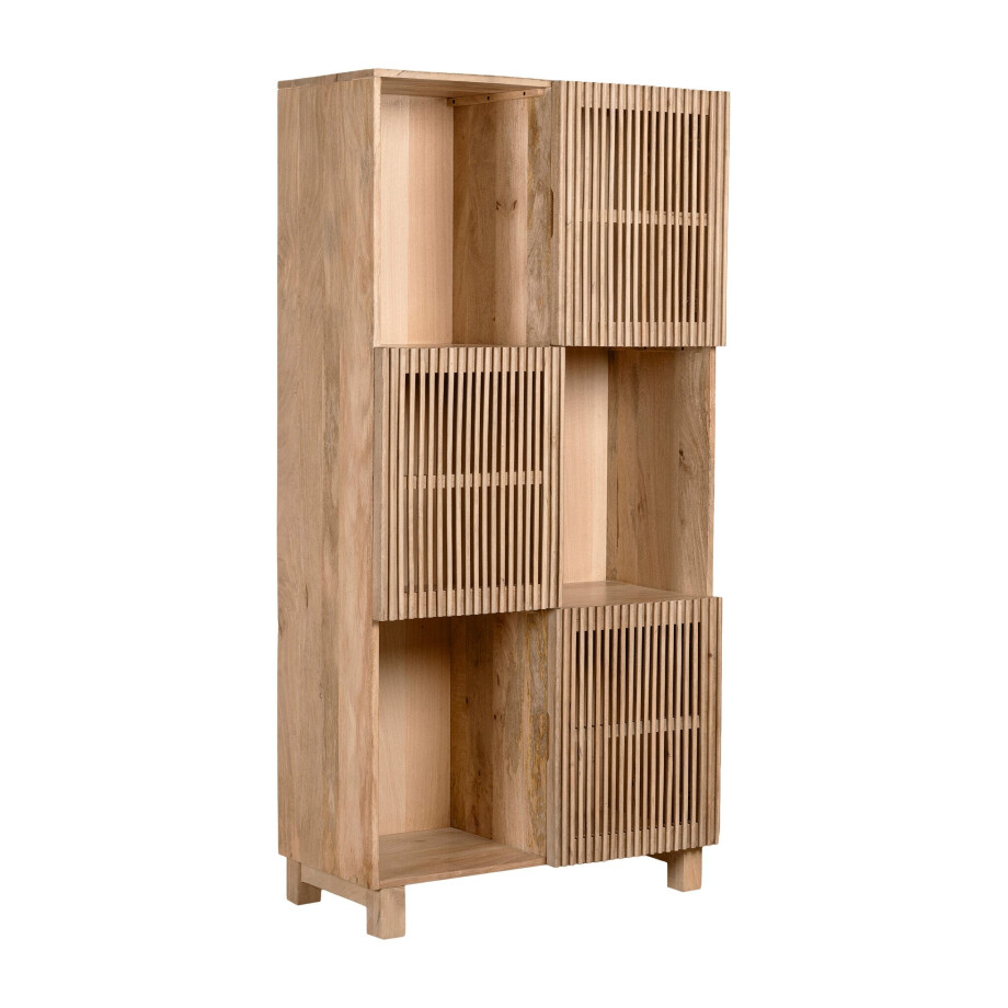 Lewis & Loft Wandkast Lucille - FSC-gecertificeerd mangohout - Bruin afbeelding 1