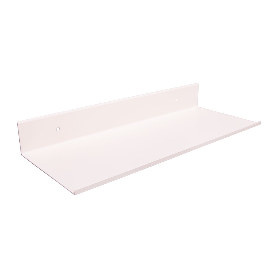 QUVIO Wandplank - Metaal - 30 x 12 x 4 cm - Beige afbeelding 1