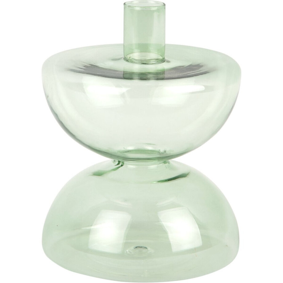 Present Time Kandelaar Diabolo - Groen - Ø12cm - Scandinavisch,Modern afbeelding 1