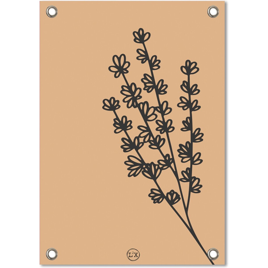 Label2X Poster - Flower Yellowsun - 59 X 84 Cm - Multicolor Label2X Poster - Flower Yellowsun - 59 X 84 Cm - Multicolor afbeelding 1
